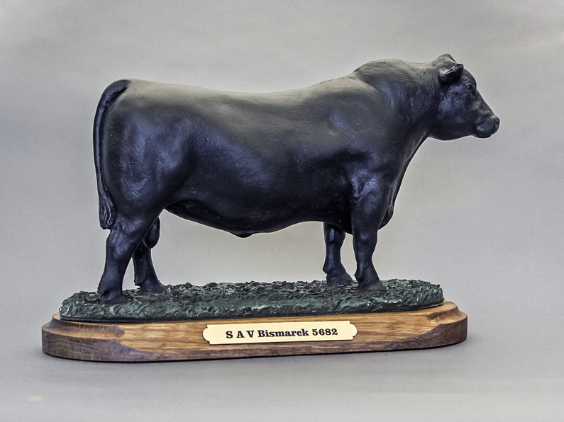 Angus bull , bull Figurine, livestock awards