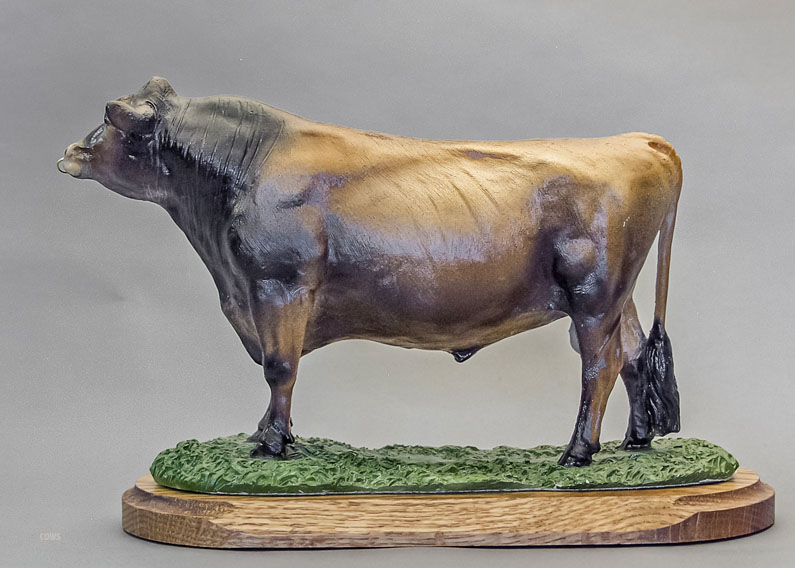 Jersey bull , bull Figurine, livestock awards