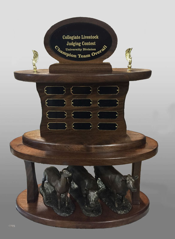 3 tier Trophy award,livestock awards,custom trophy,